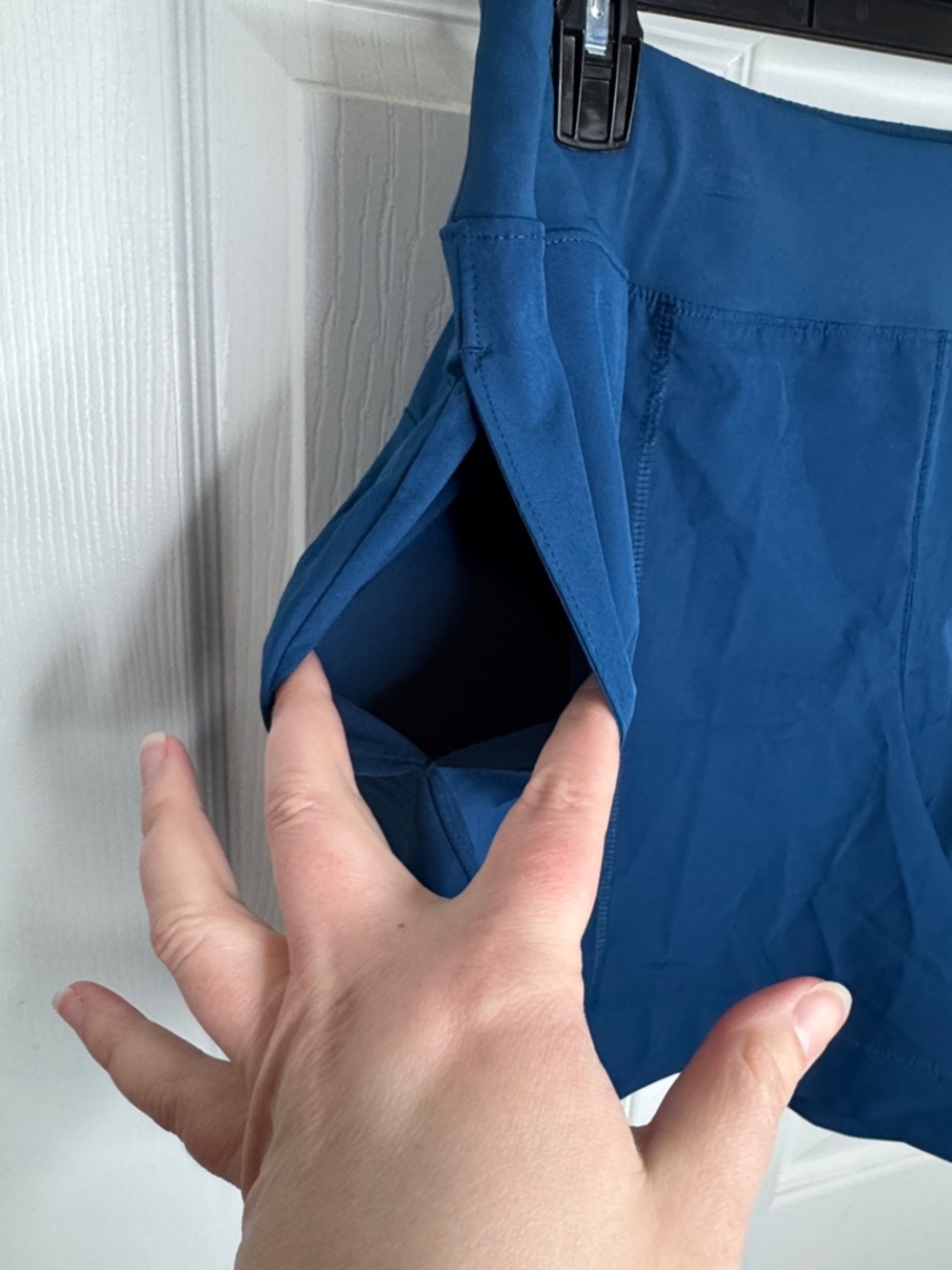 NWOT Tek gear Deep Blue Athletic Shorts with Wide Waistband - Picture 5 of 7